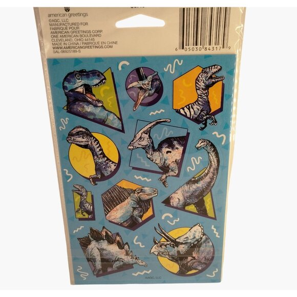 American Greetings Dinosaur Stickers - Picture 4 of 6